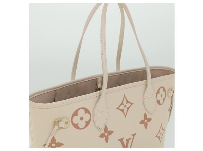 LOUIS VUITTON Borsa Neverfull MM Empreinte Reme Rose Trianon M21579 LV Auth 51426SM - vista 6