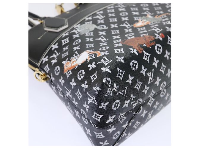 LOUIS VUITTON Catgram Alma Souple Borsa a Mano 2way Nera M44403 LV Auth 52542SM Nero - vista 17
