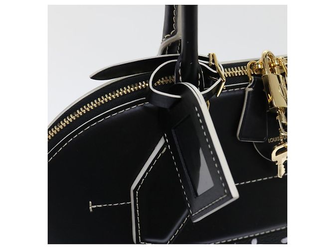 LOUIS VUITTON Catgram Alma Souple Borsa a Mano 2way Nera M44403 LV Auth 52542SM Nero - vista 19