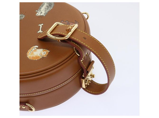 LOUIS VUITTON Catgram Petite Boite Chapeau Borsa a Spalla Marrone M52972 Auth 52543SM - vista 8