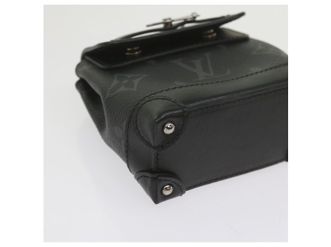LOUIS VUITTON Pouch Mini Steamer Monogram Eclipse M00340 LV Auth 60001SM Monogramma - vista 15