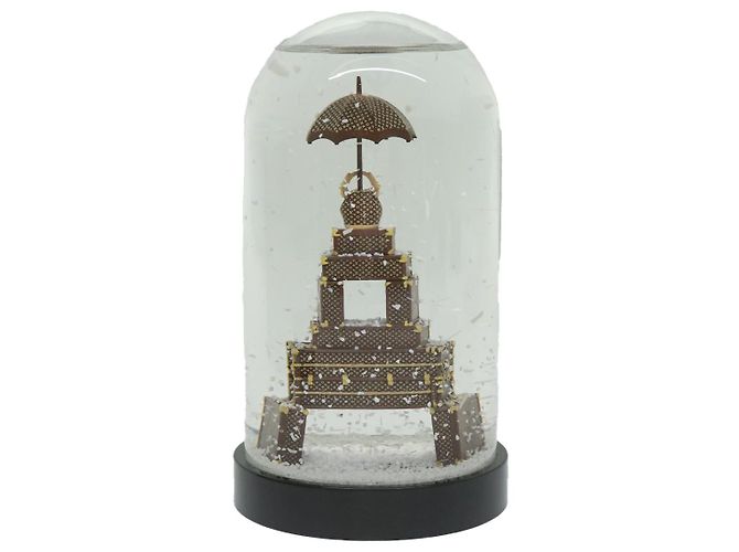 LOUIS VUITTON Tour Eiffel en globe de neige Transparent N99229 LV Auth ki4007SM - vue 2