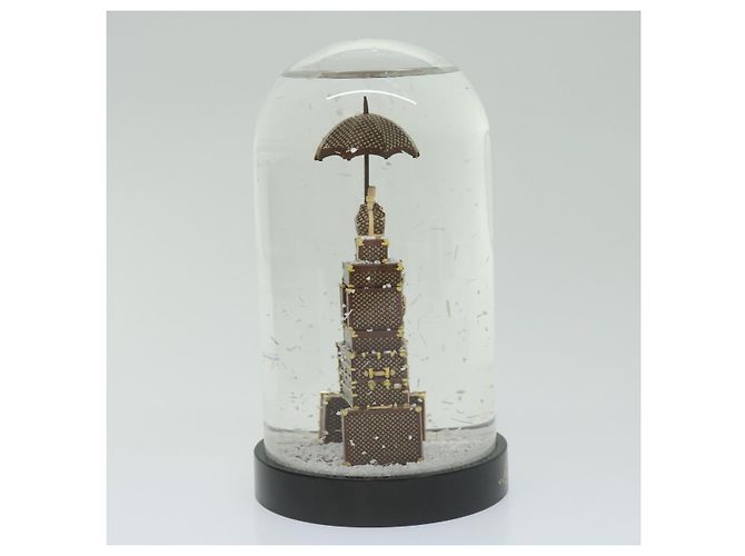 LOUIS VUITTON Tour Eiffel en globe de neige Transparent N99229 LV Auth ki4007SM - vue 4