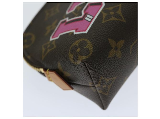 LOUIS VUITTON Monedero Cosmético PM Monogram LV Story M43998 Auth ac2841AM - vista 11
