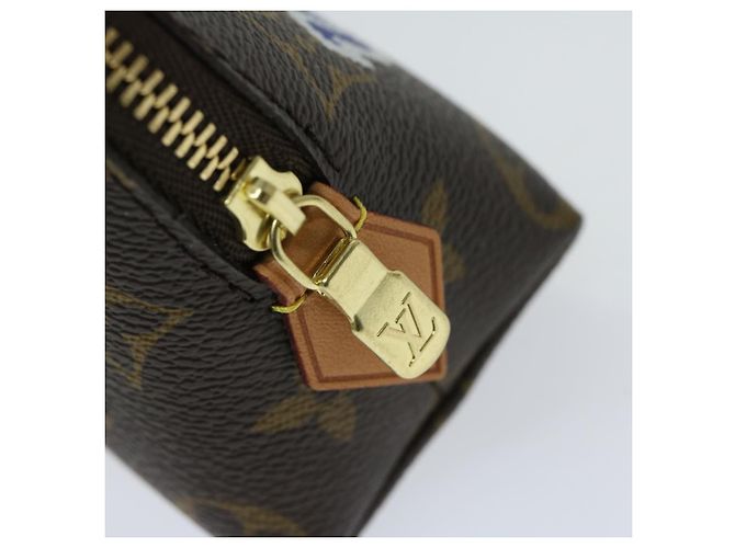LOUIS VUITTON Monedero Cosmético PM Monogram LV Story M43998 Auth ac2841AM - vista 12