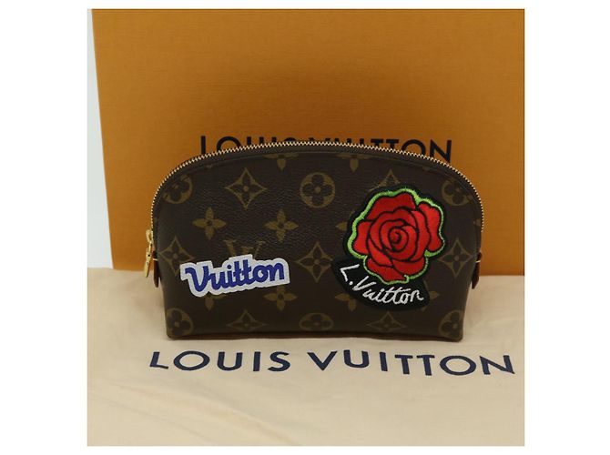 LOUIS VUITTON Monedero Cosmético PM Monogram LV Story M43998 Auth ac2841AM - vista 19