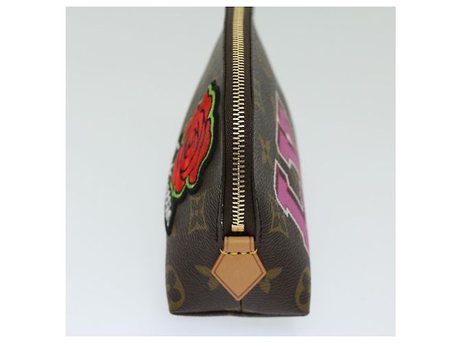 LOUIS VUITTON Monedero Cosmético PM Monogram LV Story M43998 Auth ac2841AM - vista 4