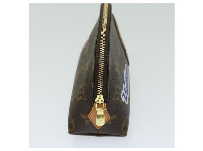 LOUIS VUITTON Monedero Cosmético PM Monogram LV Story M43998 Auth ac2841AM - vista 5