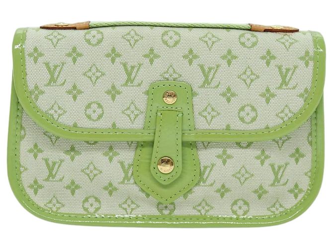 LOUIS VUITTON Monogram Mini Trousse Marie Kate Pouch Verde M92935 Auth 73086SAV - vista 13