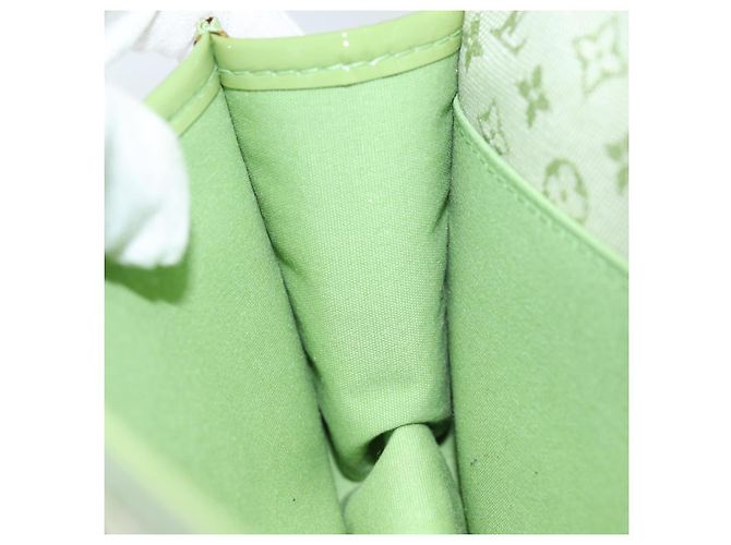LOUIS VUITTON Monogram Mini Trousse Marie Kate Pouch Verde M92935 Auth 73086SAV - vista 17