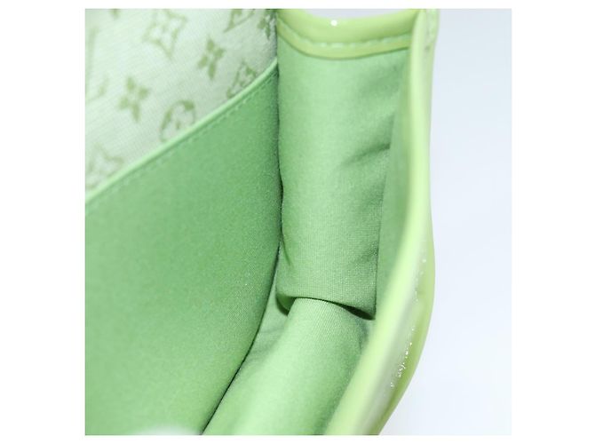 LOUIS VUITTON Monogram Mini Trousse Marie Kate Pouch Verde M92935 Auth 73086SAV - vista 18