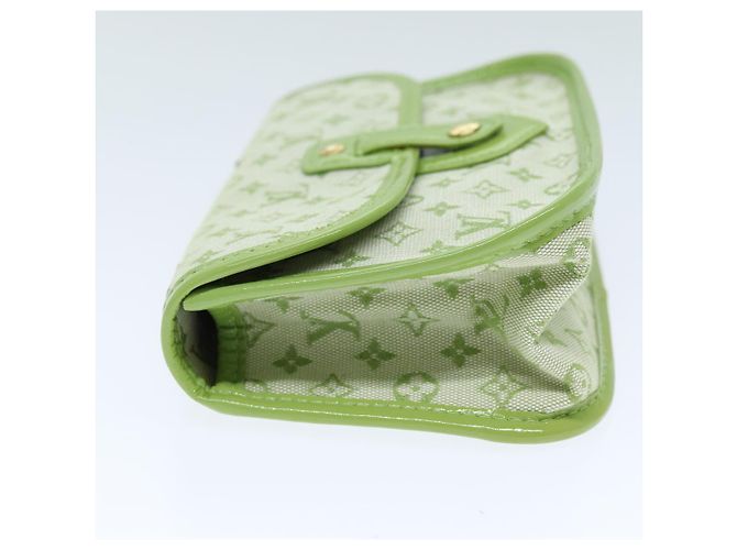 LOUIS VUITTON Monogram Mini Trousse Marie Kate Pouch Verde M92935 Auth 73086SAV - vista 4
