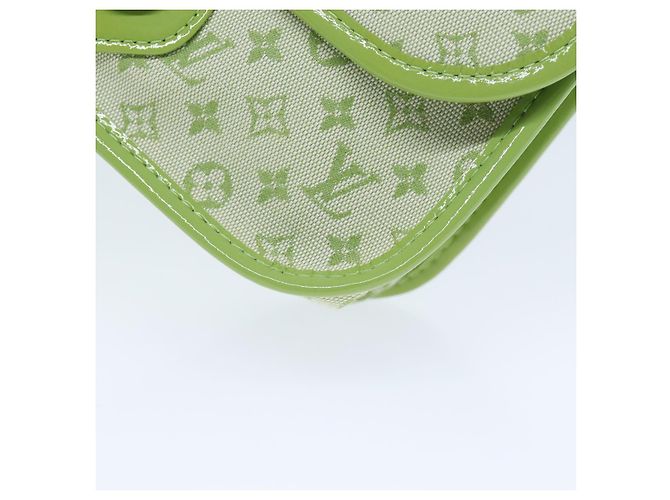 LOUIS VUITTON Monogram Mini Trousse Marie Kate Pouch Verde M92935 Auth 73086SAV - vista 7