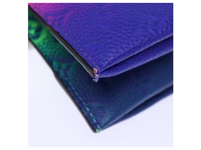 LOUIS VUITTON Pochette Trio Monogram Illusion NM Verde Rosa LV Auth 73911SM - vista 16