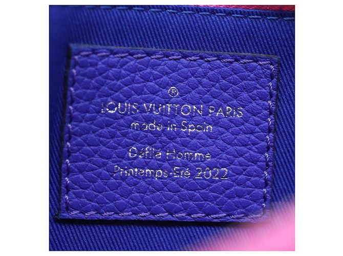 LOUIS VUITTON Pochette Trio Monogram Illusion NM Verde Rosa LV Auth 73911SM - vista 21