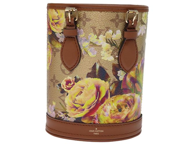 LOUIS VUITTON Borsa a Spalla Nano Bucket Garden Beige M81724 Auth LV 73910SM - vista 13