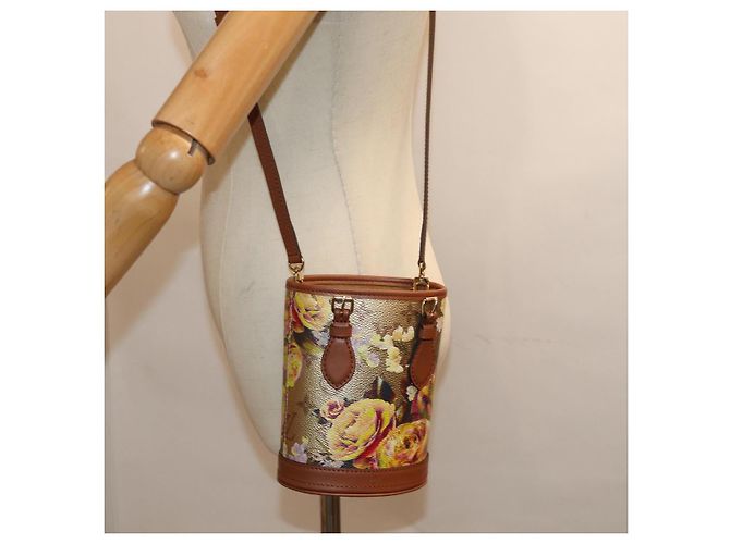 LOUIS VUITTON Borsa a Spalla Nano Bucket Garden Beige M81724 Auth LV 73910SM - vista 30