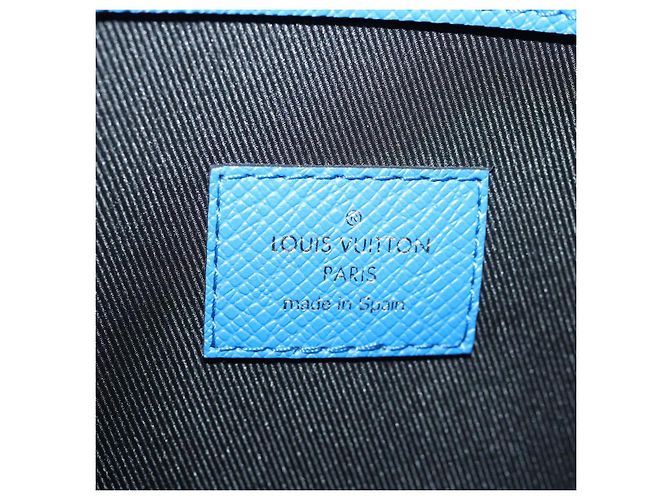 LOUIS VUITTON Taigalama Weekend Tote NM Borsa Tote 2way Blu M31010 LV Auth 74022SM - vista 19