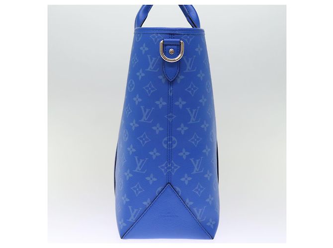 LOUIS VUITTON Taigalama Weekend Tote NM Borsa Tote 2way Blu M31010 LV Auth 74022SM - vista 3