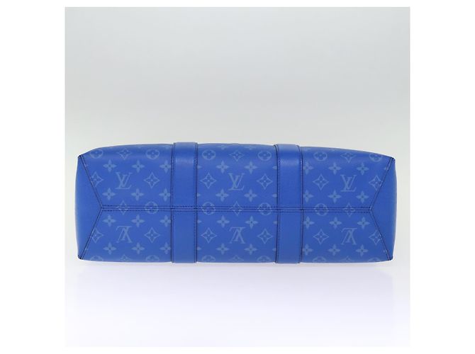 LOUIS VUITTON Taigalama Weekend Tote NM Borsa Tote 2way Blu M31010 LV Auth 74022SM - vista 5