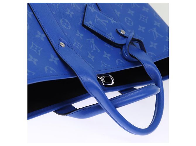 LOUIS VUITTON Taigalama Weekend Tote NM Borsa Tote 2way Blu M31010 LV Auth 74022SM - vista 6