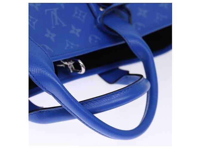 LOUIS VUITTON Taigalama Weekend Tote NM Borsa Tote 2way Blu M31010 LV Auth 74022SM - vista 7