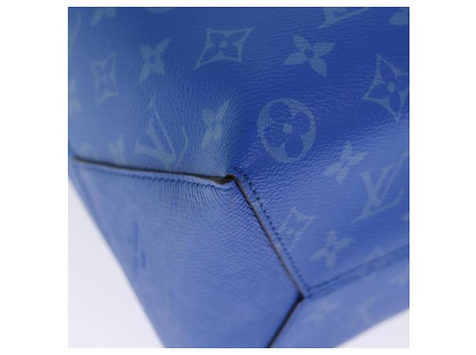 LOUIS VUITTON Taigalama Weekend Tote NM Borsa Tote 2way Blu M31010 LV Auth 74022SM - vista 8