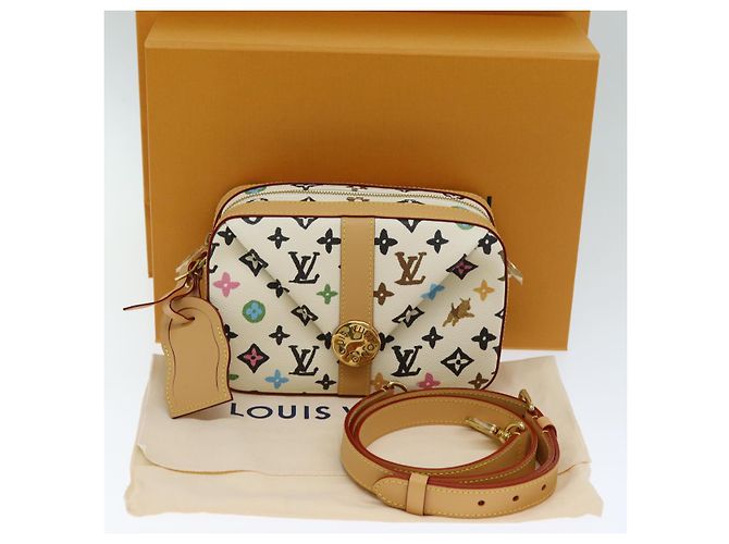 LOUIS VUITTON Messenger Craggy Envelope Isetan Solo Aperto M25408 LV Auth ar12010SM Multicolore - vista 12