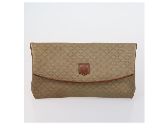 FENDI Celine Macadam Canvas Tasche Leder 5 Set Beige Schwarz Braun Auth 154540 - Ansicht 22