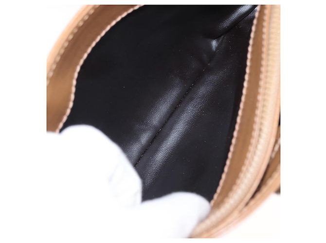 Céline Borsa a Spalla in Tela Macadam CELINE PVC Beige Oro Auth bs31348 D'oro - vista 20
