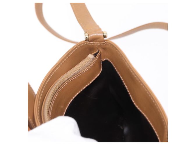 Céline Borsa a Spalla in Tela Macadam CELINE PVC Beige Oro Auth bs31348 D'oro - vista 22