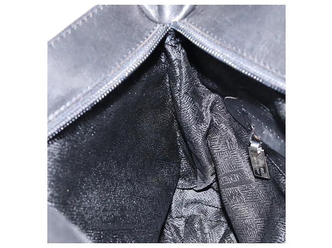 Autre Marque BOTTEGA VENETA Borsa a mano in tela nera Auth 155219 Nero - vista 19