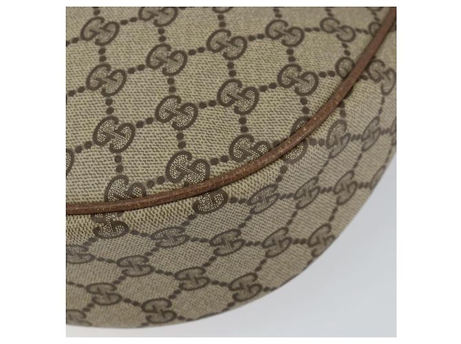 Gucci Borsa a spalla GG Supreme in PVC Beige Oro Auth ep12173 D'oro - vista 14