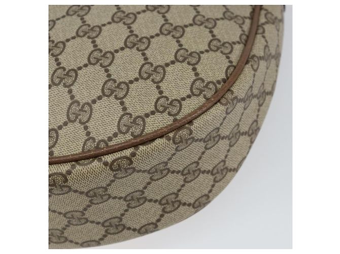 Gucci Borsa a spalla GG Supreme in PVC Beige Oro Auth ep12173 D'oro - vista 16