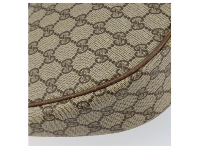 Gucci Borsa a spalla GG Supreme in PVC Beige Oro Auth ep12173 D'oro - vista 17