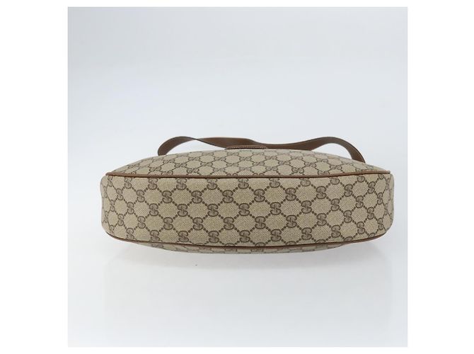 Gucci Borsa a spalla GG Supreme in PVC Beige Oro Auth ep12173 D'oro - vista 5