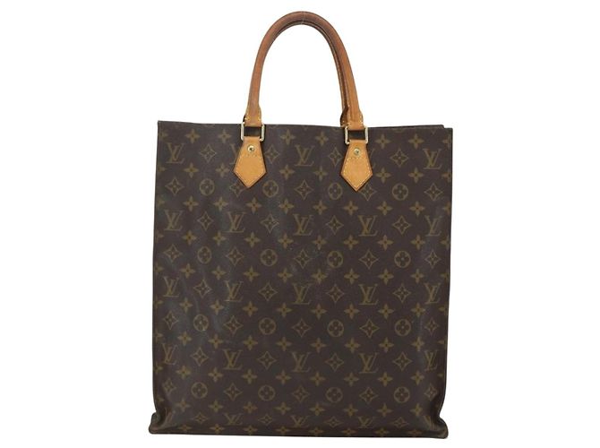 LOUIS VUITTON Borsa Sac Plat Monogram M51140 LV Auth ka491 Monogramma - vista 2