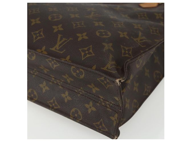 LOUIS VUITTON Borsa Sac Plat Monogram M51140 LV Auth ka491 Monogramma - vista 9