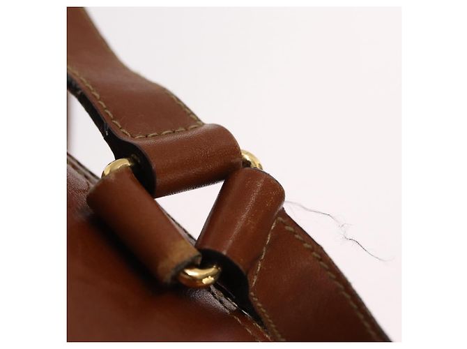 Zaino in pelle Gucci Bamboo marrone oro Auth 154653 D'oro - vista 15