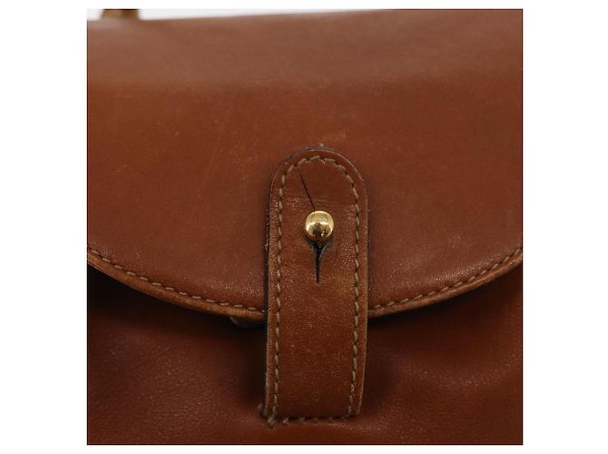Zaino in pelle Gucci Bamboo marrone oro Auth 154653 D'oro - vista 22