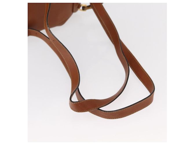 Zaino in pelle Gucci Bamboo marrone oro Auth 154653 D'oro - vista 9