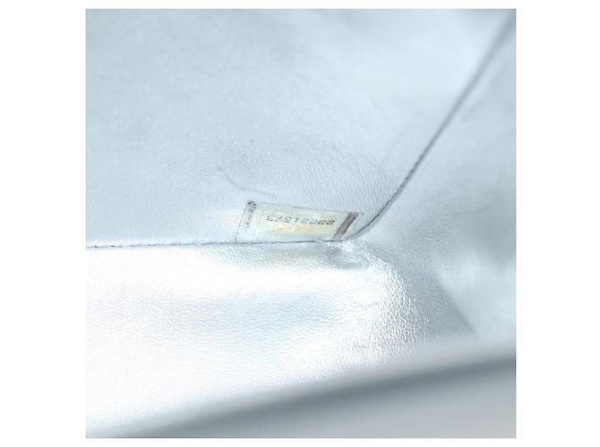 CHANEL Borsa a Spalla Double Flap in Pelle con Catena Argento CC Auth 148462SAM - vista 11
