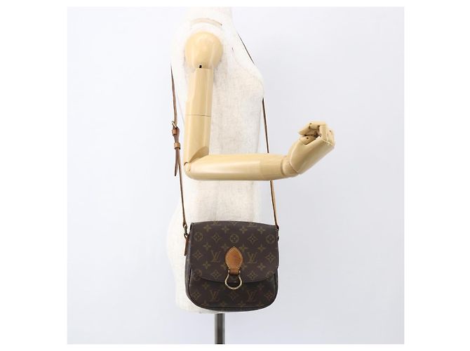 LOUIS VUITTON Borsa a Spalla Monogram Saint Cloud MM M51243 LV Auth BA8107 Monogramma - vista 26