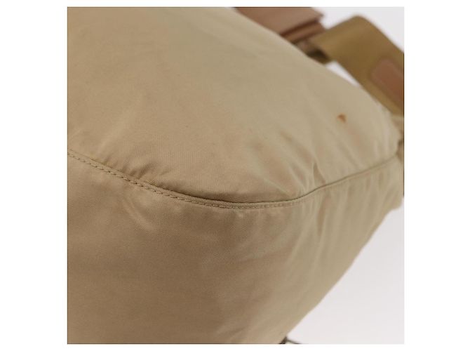 Borsa a Spalla PRADA Nylon Beige Argento Autentica ep12067 - vista 16