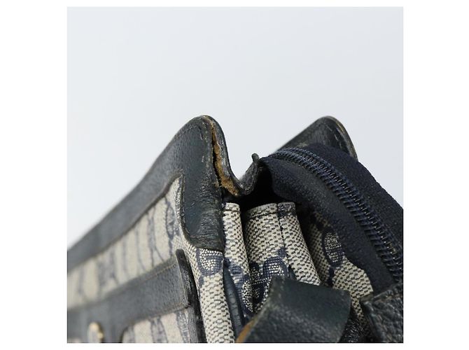 Borsa a Spalla Gucci GG Supreme Sherry Line PVC Blu Navy Oro 14 02 013 Auth 154336 D'oro - vista 8