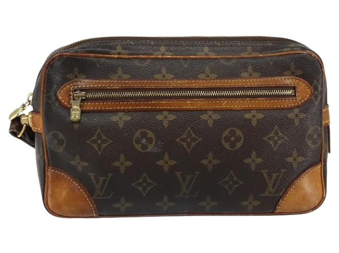 LOUIS VUITTON Clutch Marly Dragonne GM Monogram M51825 LV Auth th6548 Monogramma - vista 13