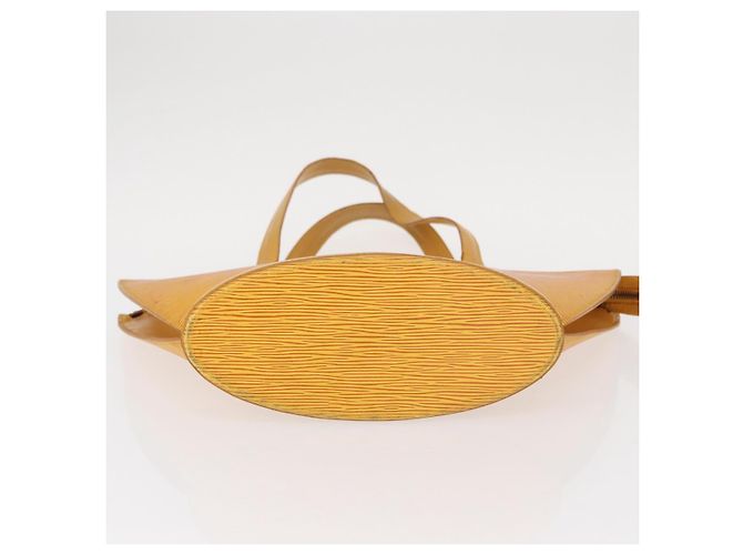 LOUIS VUITTON Borsa a Mano Epi Saint Jacques Gialla M52279 LV Auth BA8151 Giallo - vista 5
