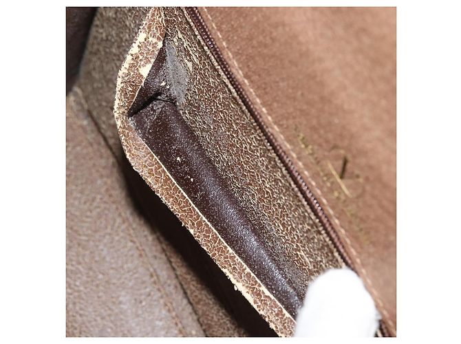VALENTINO Borsa a mano in pelle 2 in 1 Marrone Oro Auth bs29793 D'oro - vista 11