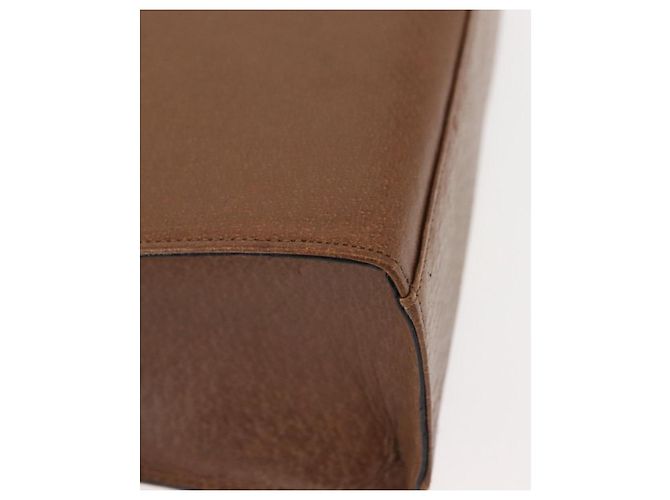 VALENTINO Borsa a mano in pelle 2 in 1 Marrone Oro Auth bs29793 D'oro - vista 16
