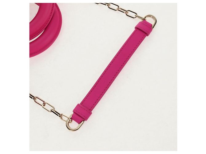 Borsa Micro Lady D Joy Cannage Christian Dior in Pelle di Agnello 2in1 Rosa Auth 145262SM - vista 18